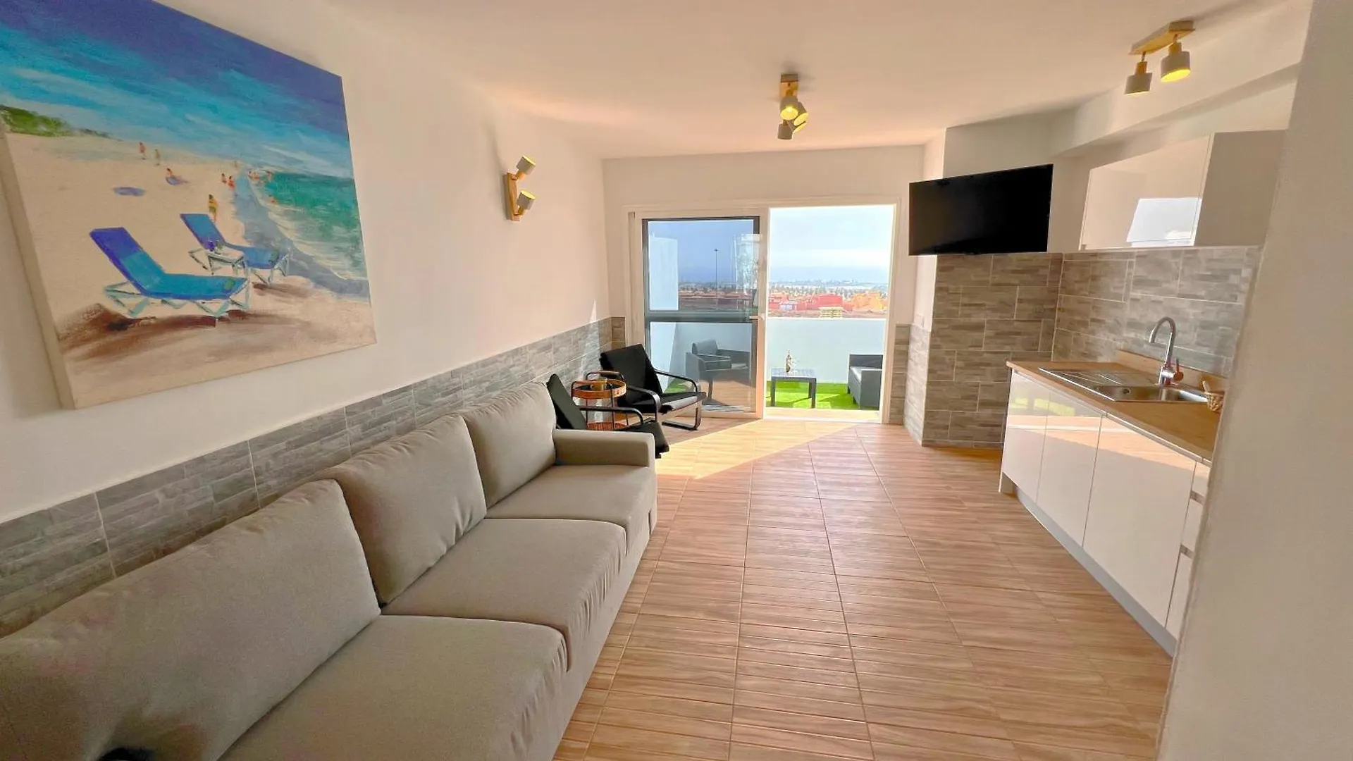 Bungalow Mit Meerblick Und Gemeinschaftspool Калета-де-Фусте Апартаменты
