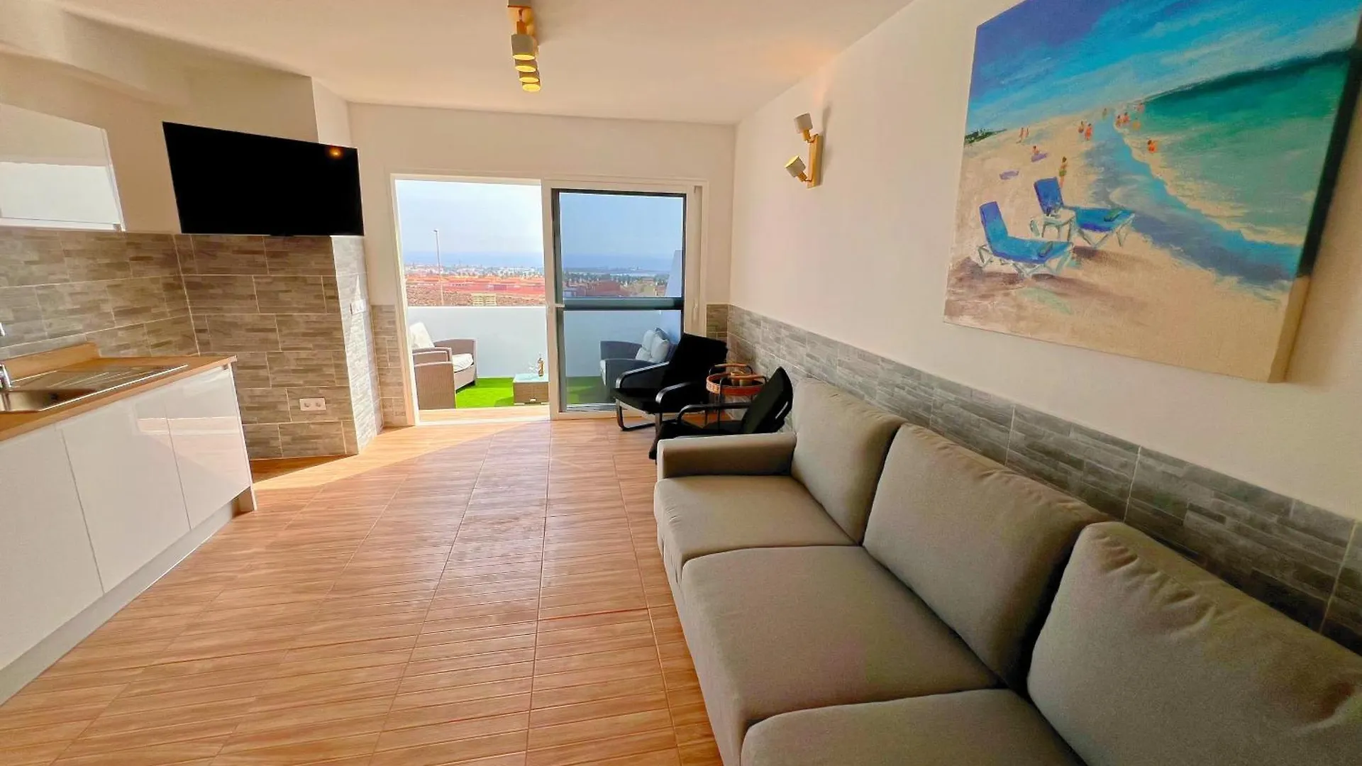 Bungalow Mit Meerblick Und Gemeinschaftspool Caleta De Fuste 0*,  Spanien