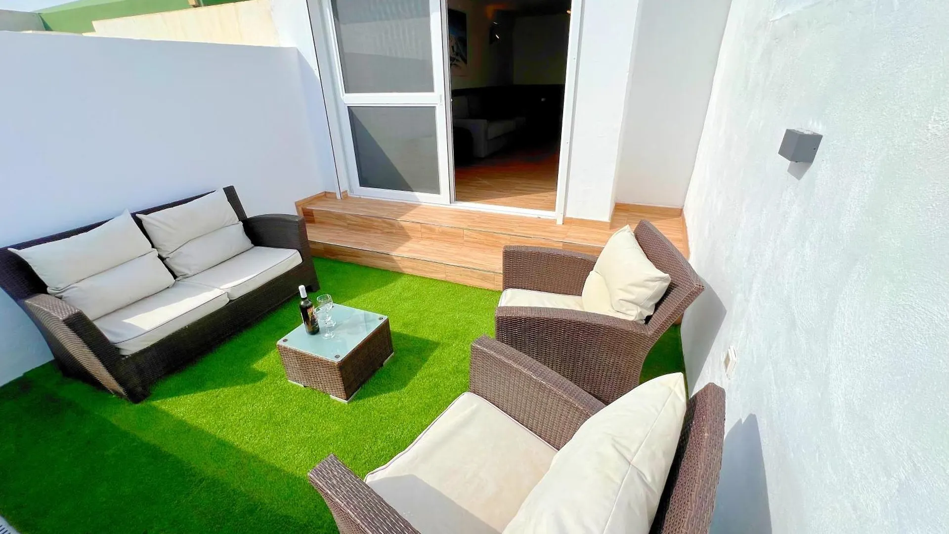 Апартаменты Bungalow Mit Meerblick Und Gemeinschaftspool Калета-де-Фусте